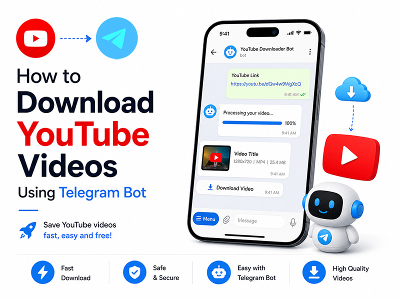 How to Download YouTube Videos Using Telegram Bot