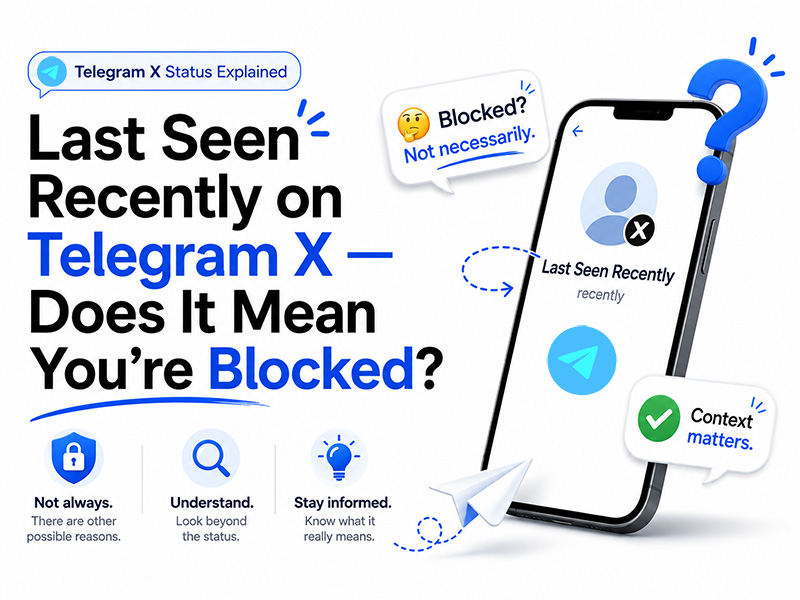 Last Seen Recently on Telegram X — Does It Mean You're Blocked