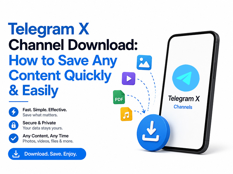 Telegram X Channel Download: How to Save Any Content Quickly & Easily