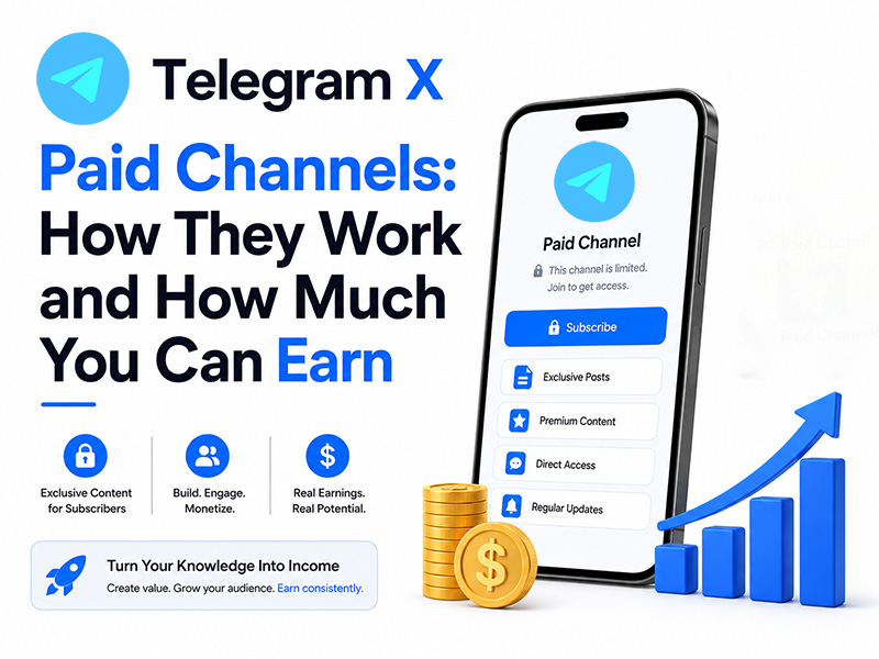 Telegram X Paid Channels: How They Work and How Much You Can Earn