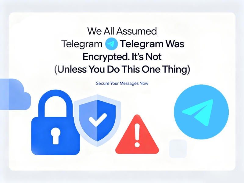 We All Assumed Telegram Was Encrypted. It's Not (Unless You Do This One Thing)