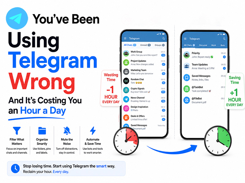 You've Been Using Telegram Wrong And It's Costing You an Hour a Day