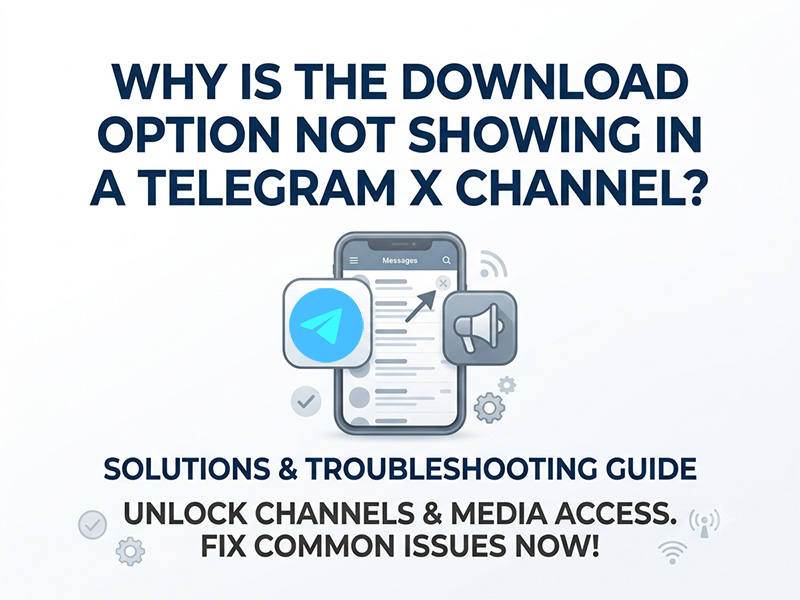 Why Is the Download Option Not Showing in a Telegram X Channel